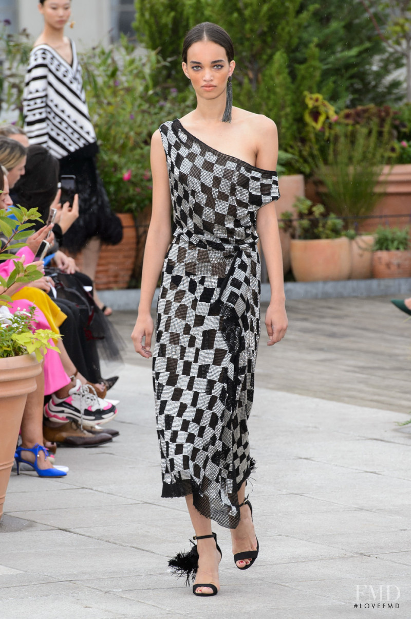 Ellen Rosa featured in  the Oscar de la Renta fashion show for Spring/Summer 2019