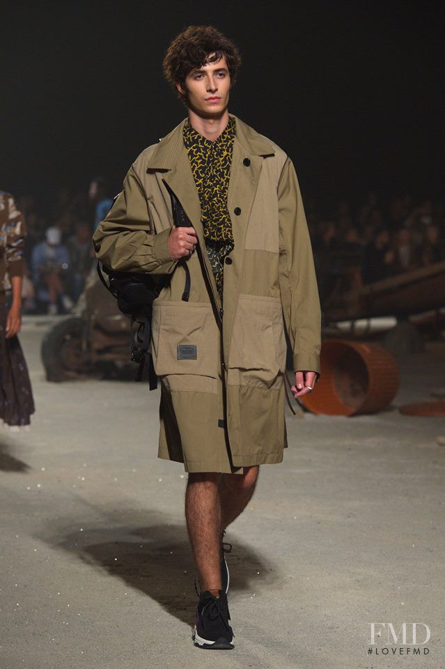 Oscar Kindelan featured in  the Coach fashion show for Spring/Summer 2019