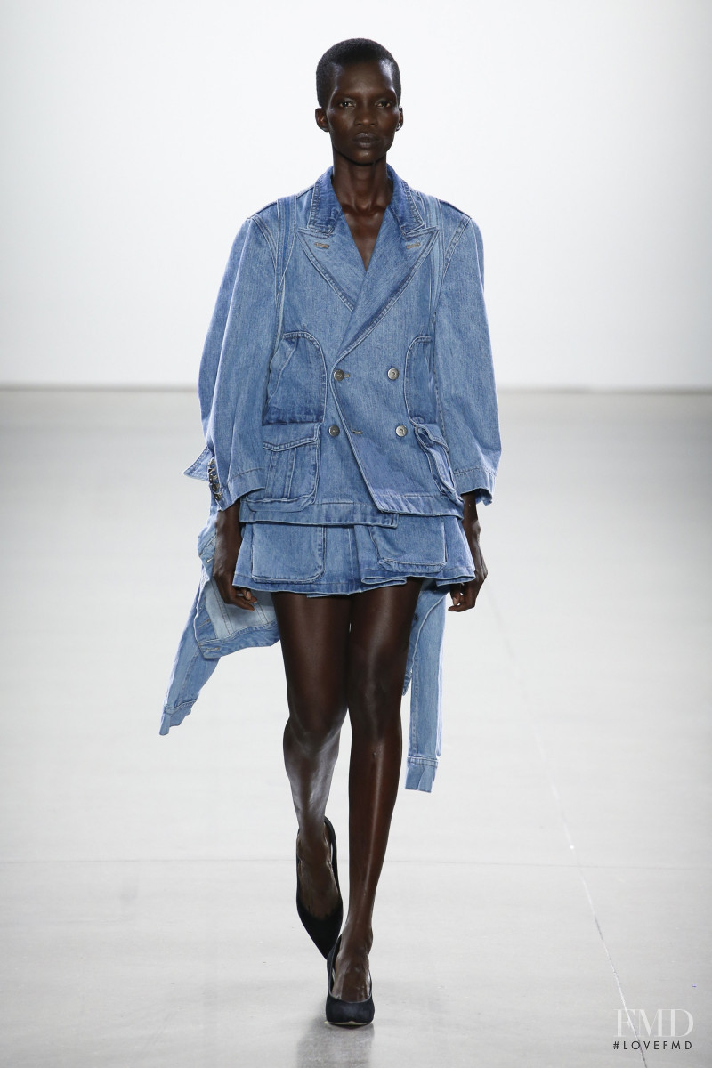 Achok Majak featured in  the Matthew Adams Dolan fashion show for Spring/Summer 2019