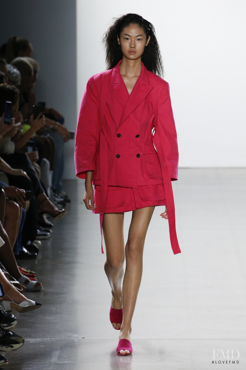 Sijia Kang featured in  the Matthew Adams Dolan fashion show for Spring/Summer 2019
