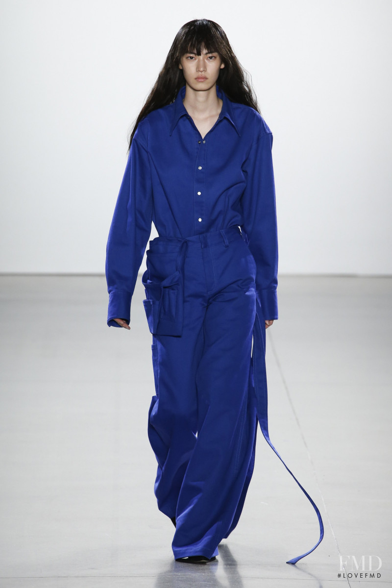Miki Ehara featured in  the Matthew Adams Dolan fashion show for Spring/Summer 2019