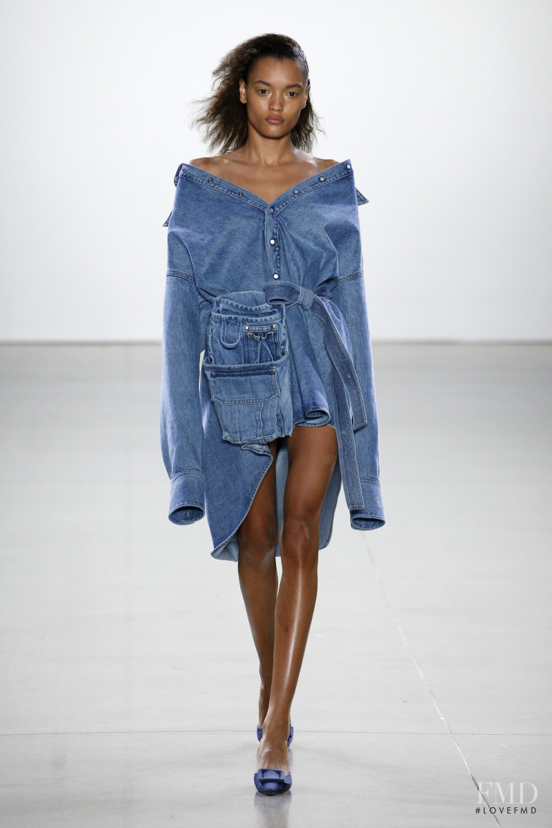 Lameka Fox featured in  the Matthew Adams Dolan fashion show for Spring/Summer 2019