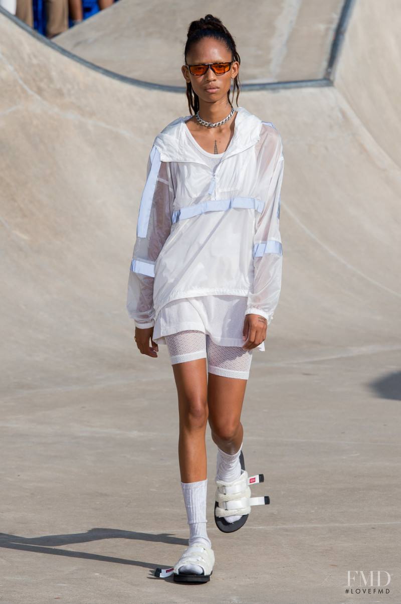Adesuwa Aighewi featured in  the John Elliott fashion show for Spring/Summer 2019