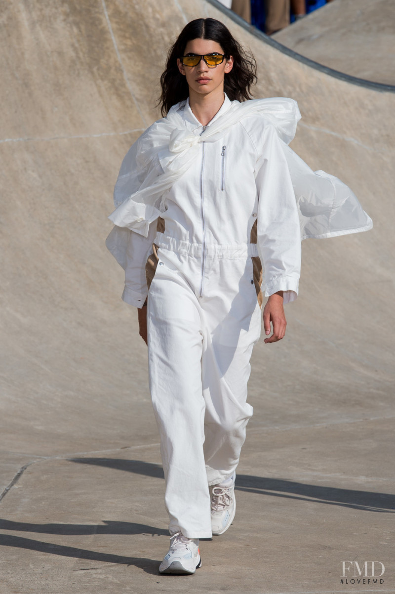 Irene Guarenas featured in  the John Elliott fashion show for Spring/Summer 2019