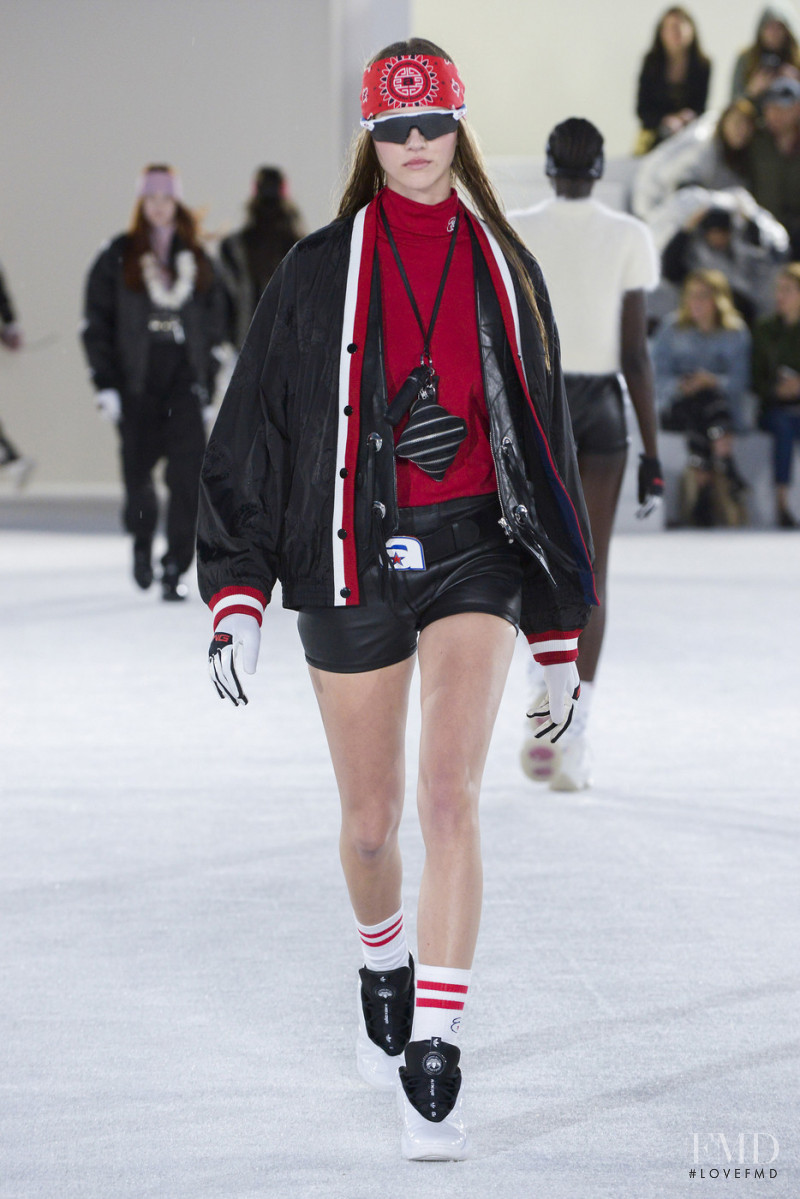 Natalie Ogg featured in  the Alexander Wang fashion show for Spring/Summer 2019
