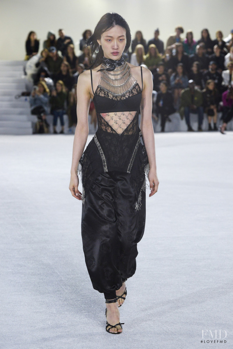 So Ra Choi featured in  the Alexander Wang fashion show for Spring/Summer 2019
