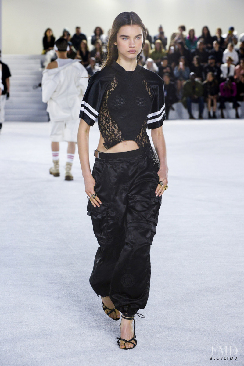 Meghan Roche featured in  the Alexander Wang fashion show for Spring/Summer 2019