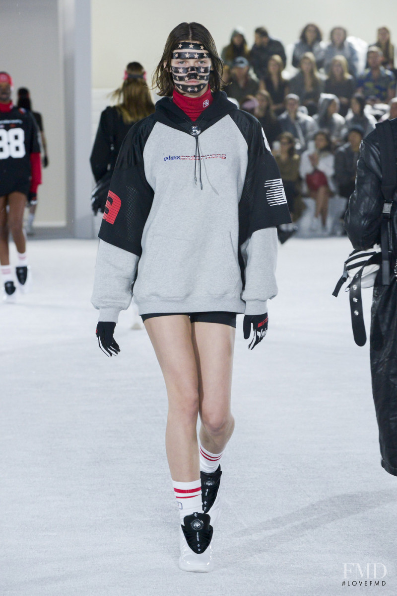 Cara Taylor featured in  the Alexander Wang fashion show for Spring/Summer 2019