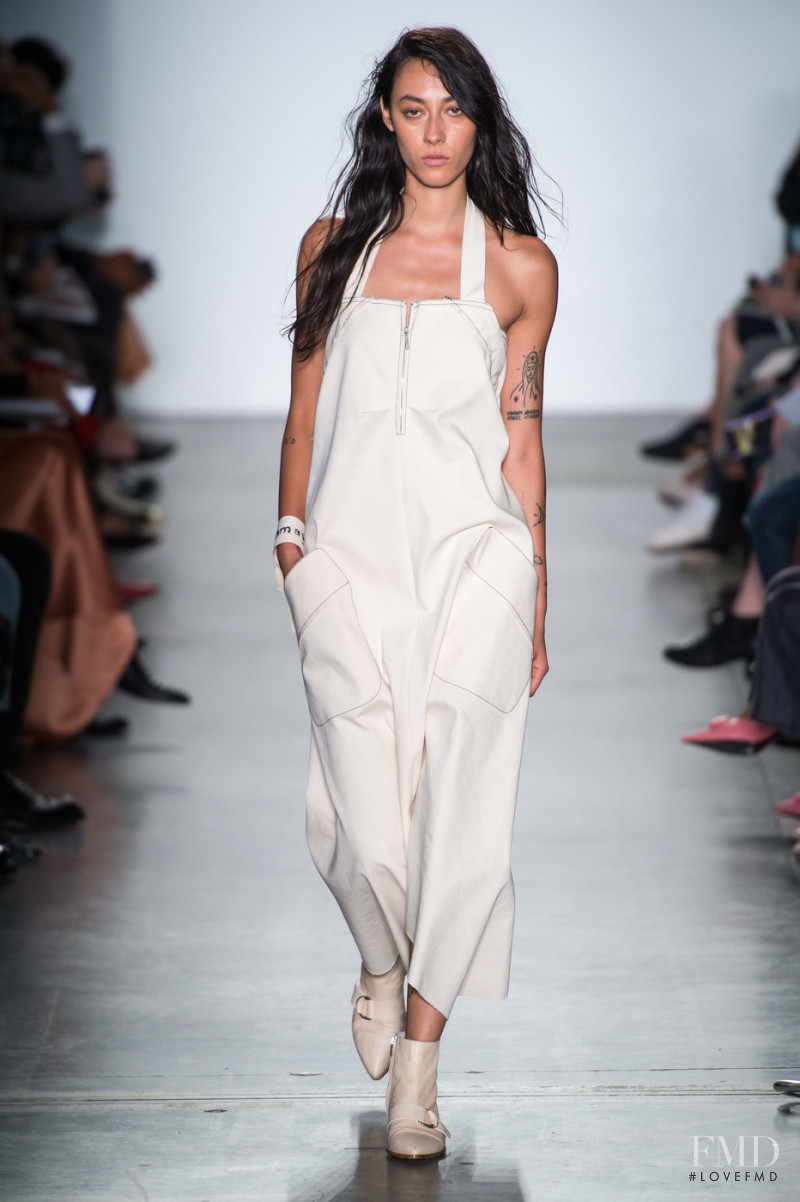 Gaia Orgeas featured in  the Zero + Maria Cornejo fashion show for Spring/Summer 2019