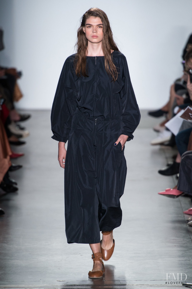 Nadia Boiko featured in  the Zero + Maria Cornejo fashion show for Spring/Summer 2019