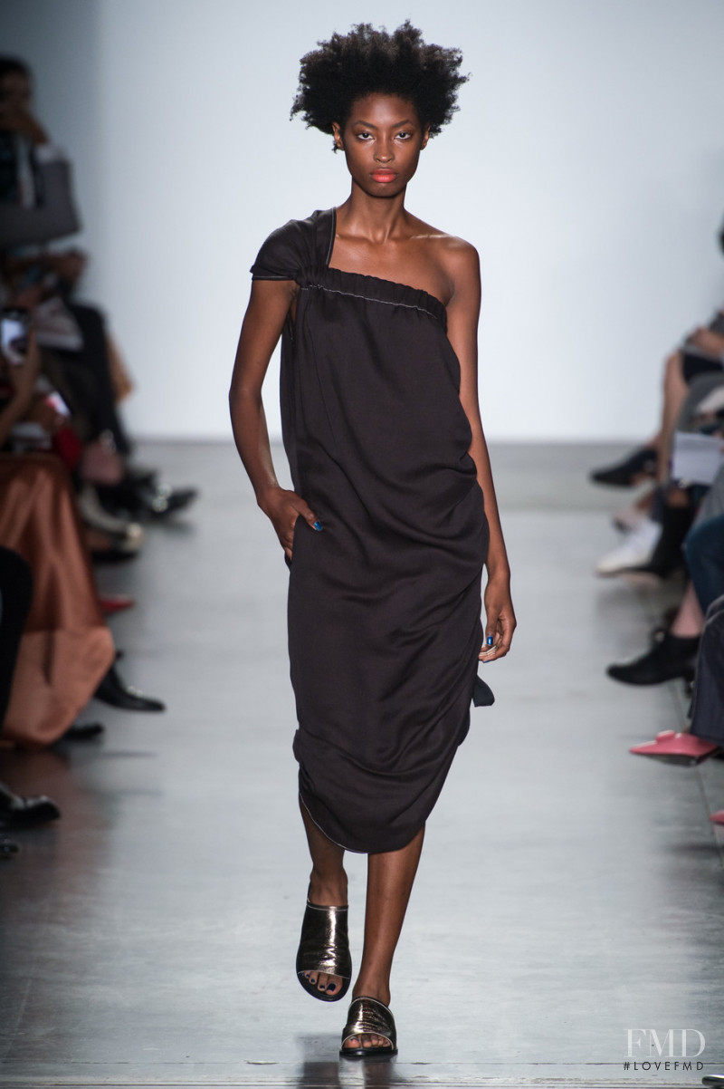 Makala Johnson featured in  the Zero + Maria Cornejo fashion show for Spring/Summer 2019