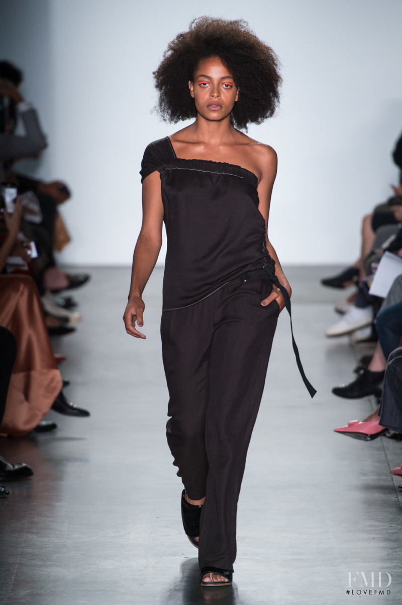 Kesewa Aboah featured in  the Zero + Maria Cornejo fashion show for Spring/Summer 2019