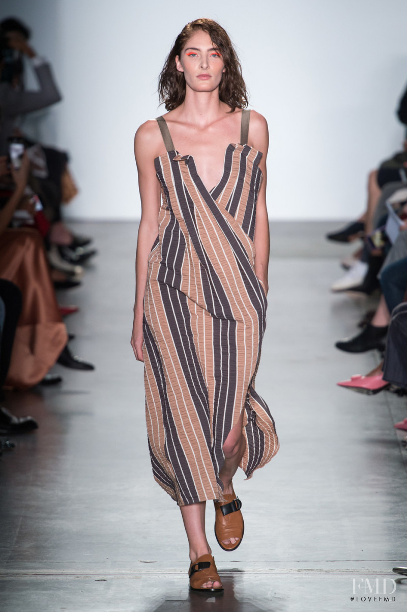 Annie Tice featured in  the Zero + Maria Cornejo fashion show for Spring/Summer 2019