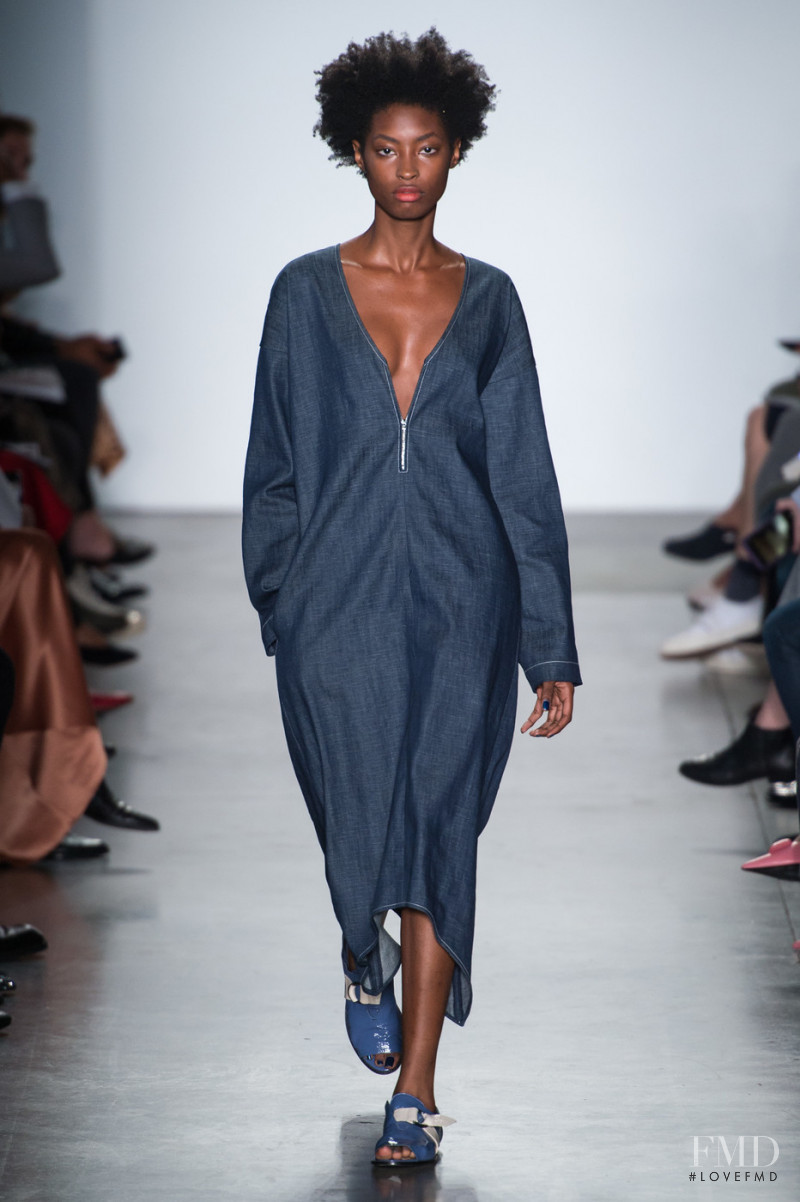 Makala Johnson featured in  the Zero + Maria Cornejo fashion show for Spring/Summer 2019