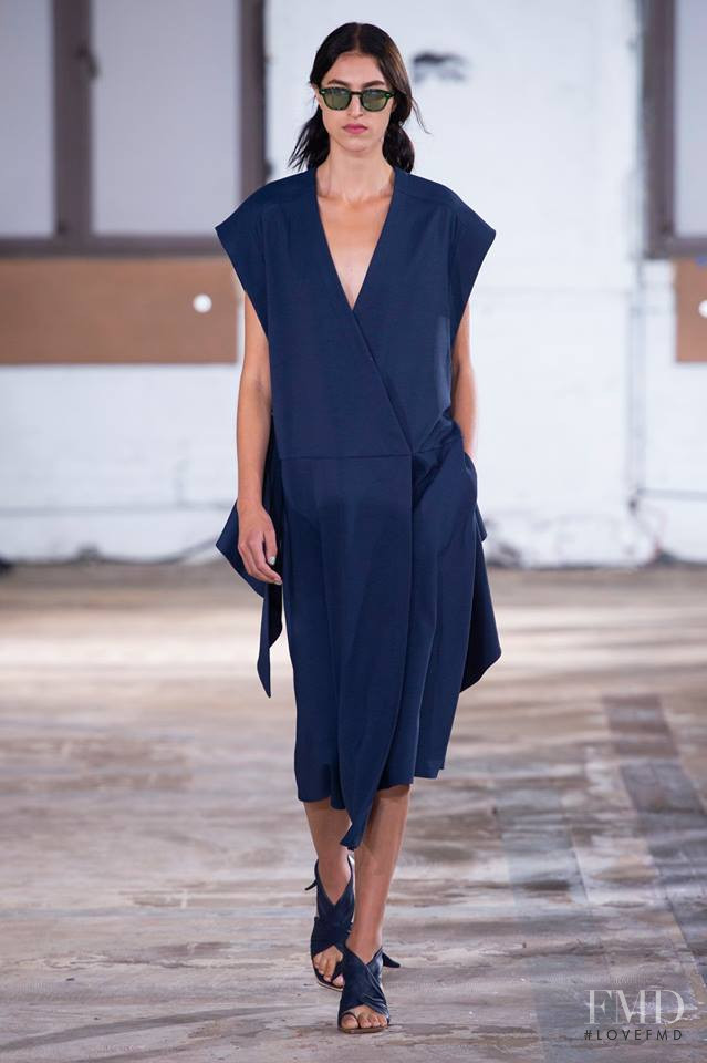 India Ruiterman featured in  the Tibi fashion show for Spring/Summer 2019