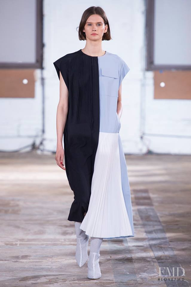 Daniela Kocianova featured in  the Tibi fashion show for Spring/Summer 2019