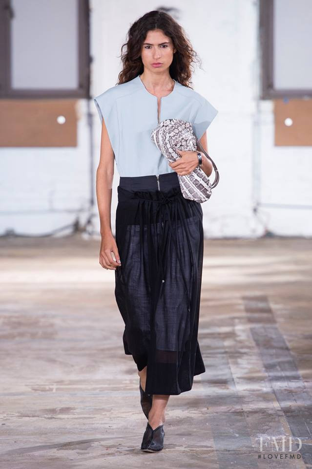Ana Arto featured in  the Tibi fashion show for Spring/Summer 2019