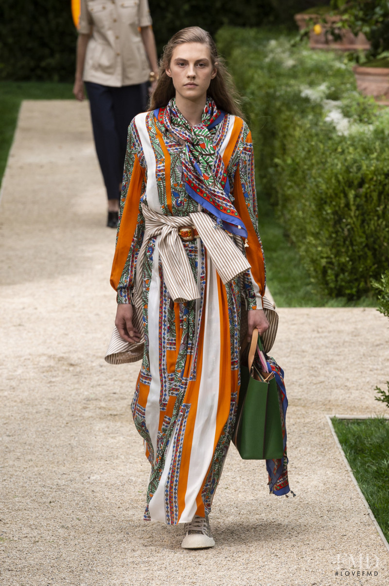 Harlow Rose Monroe featured in  the Tory Burch fashion show for Spring/Summer 2019