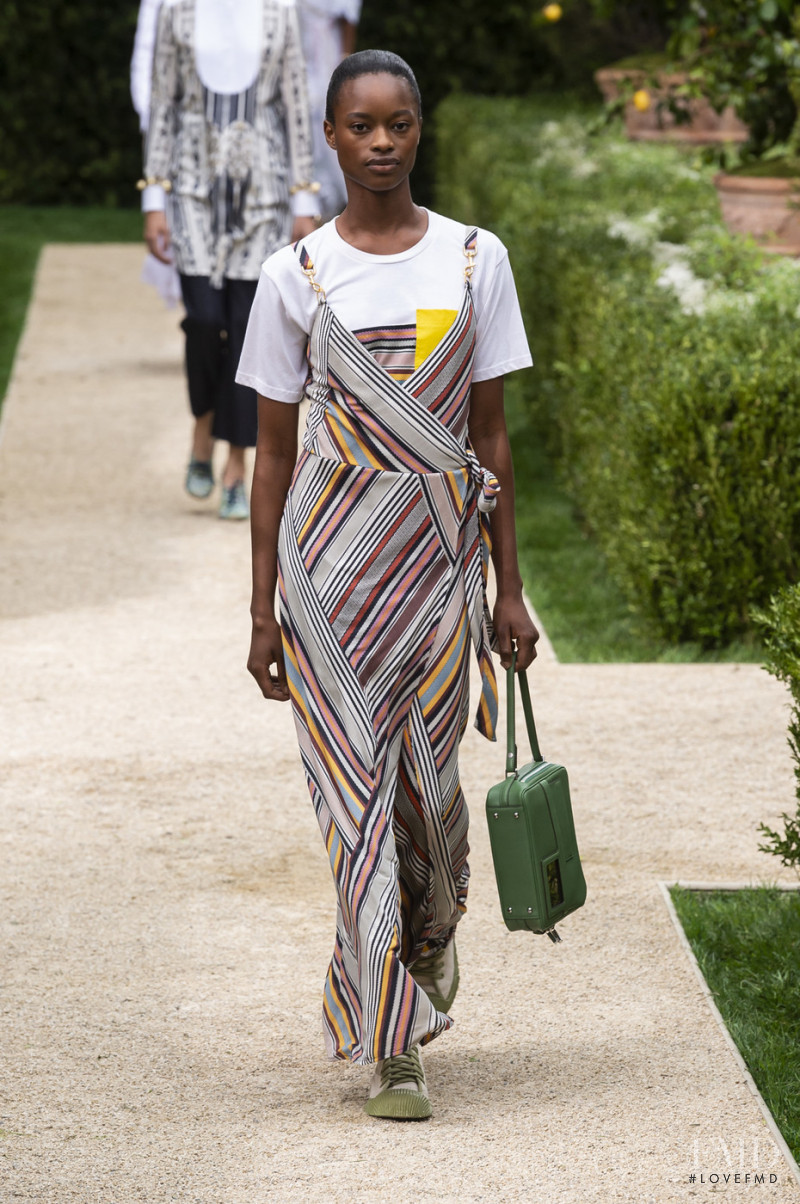 Mayowa Nicholas featured in  the Tory Burch fashion show for Spring/Summer 2019