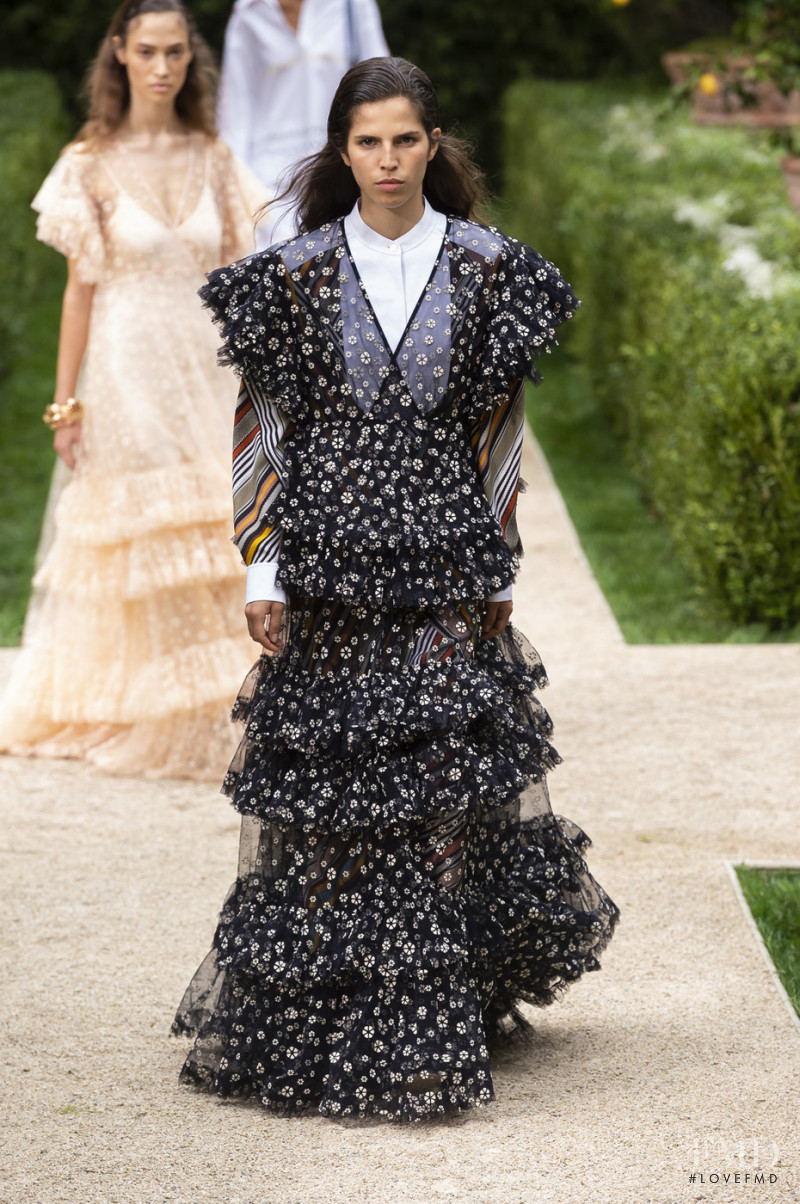 Hayett McCarthy featured in  the Tory Burch fashion show for Spring/Summer 2019