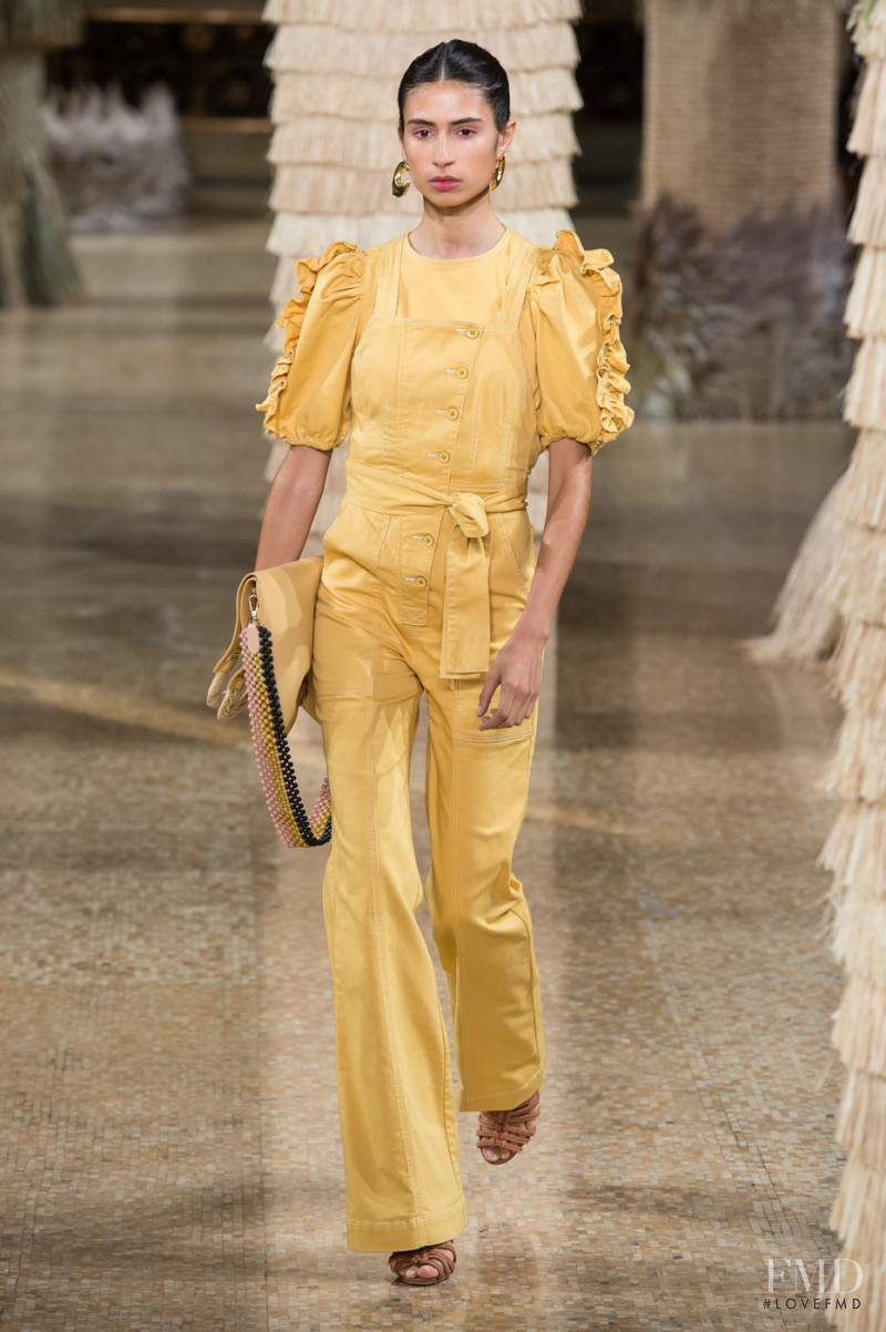 Ana Arto featured in  the Ulla Johnson fashion show for Spring/Summer 2019