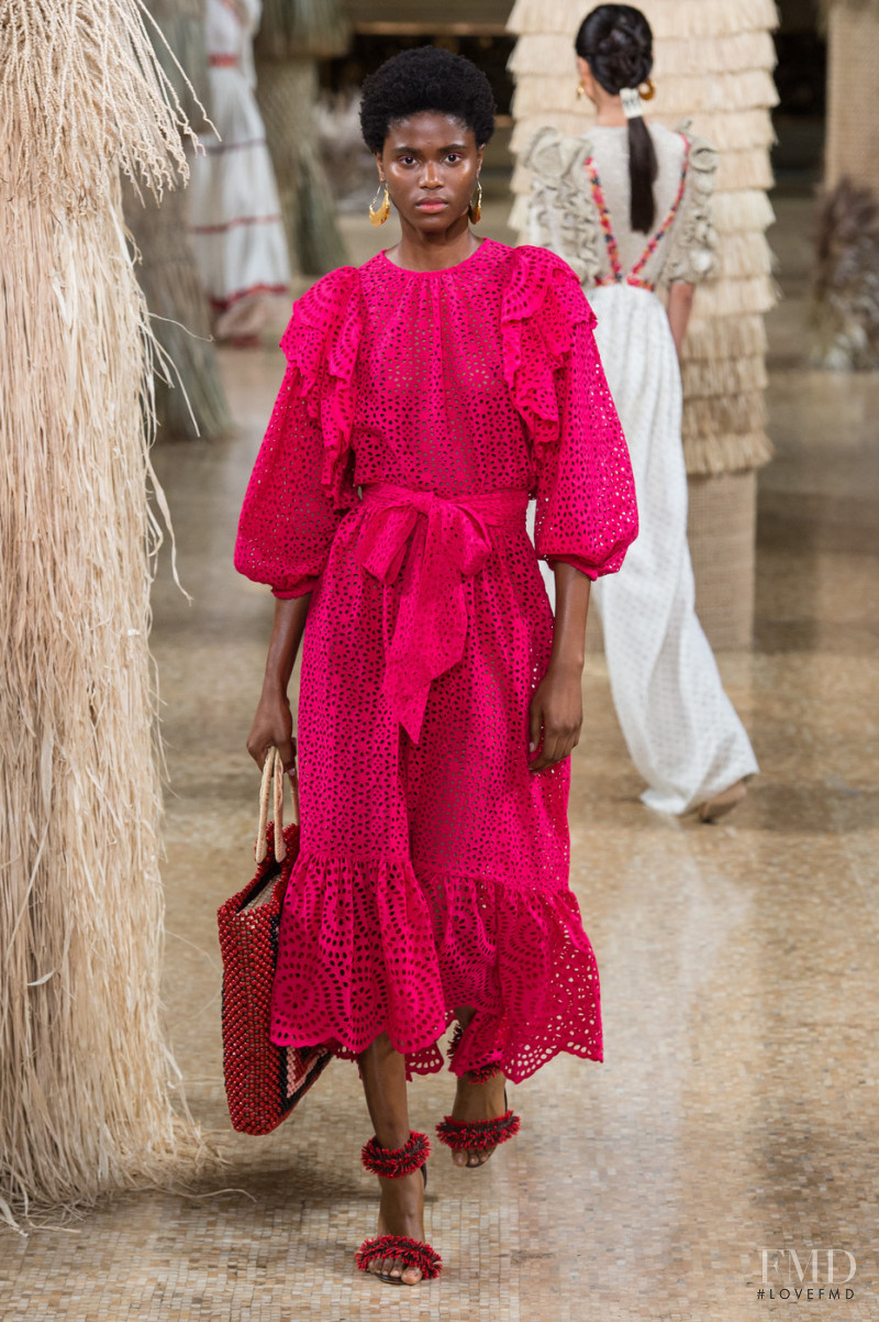 Imade Ogbewi featured in  the Ulla Johnson fashion show for Spring/Summer 2019