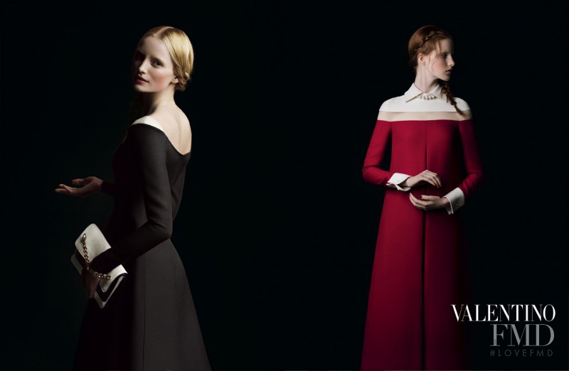 Magdalena Jasek featured in  the Valentino advertisement for Autumn/Winter 2013