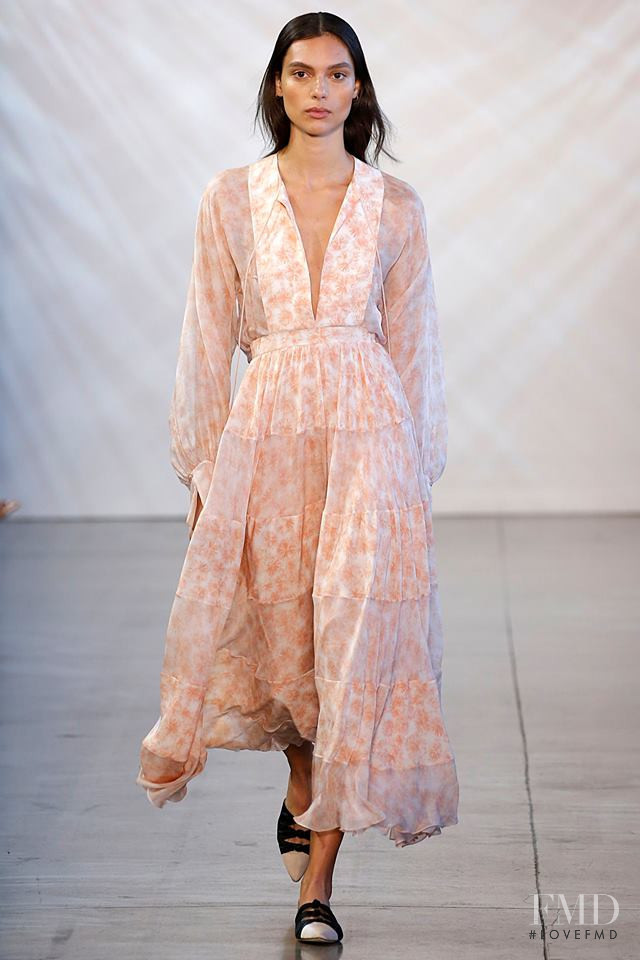 Charlee Fraser featured in  the Noon By Noor fashion show for Spring/Summer 2019