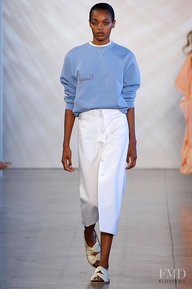 Leah Denae Brown featured in  the Noon By Noor fashion show for Spring/Summer 2019