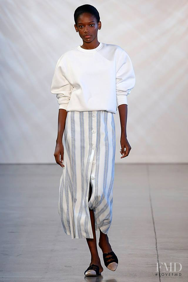 Elibeidy Dani featured in  the Noon By Noor fashion show for Spring/Summer 2019