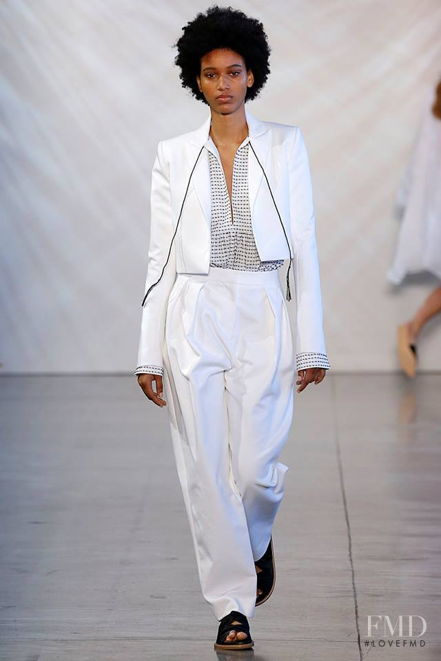 Manuela Sanchez featured in  the Noon By Noor fashion show for Spring/Summer 2019