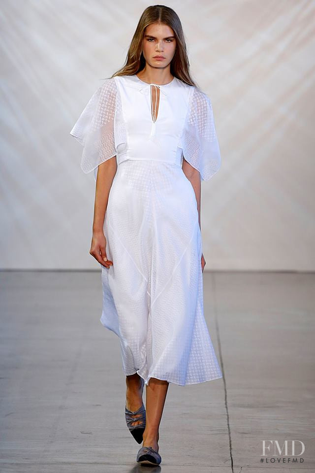 Sophie Rask featured in  the Noon By Noor fashion show for Spring/Summer 2019