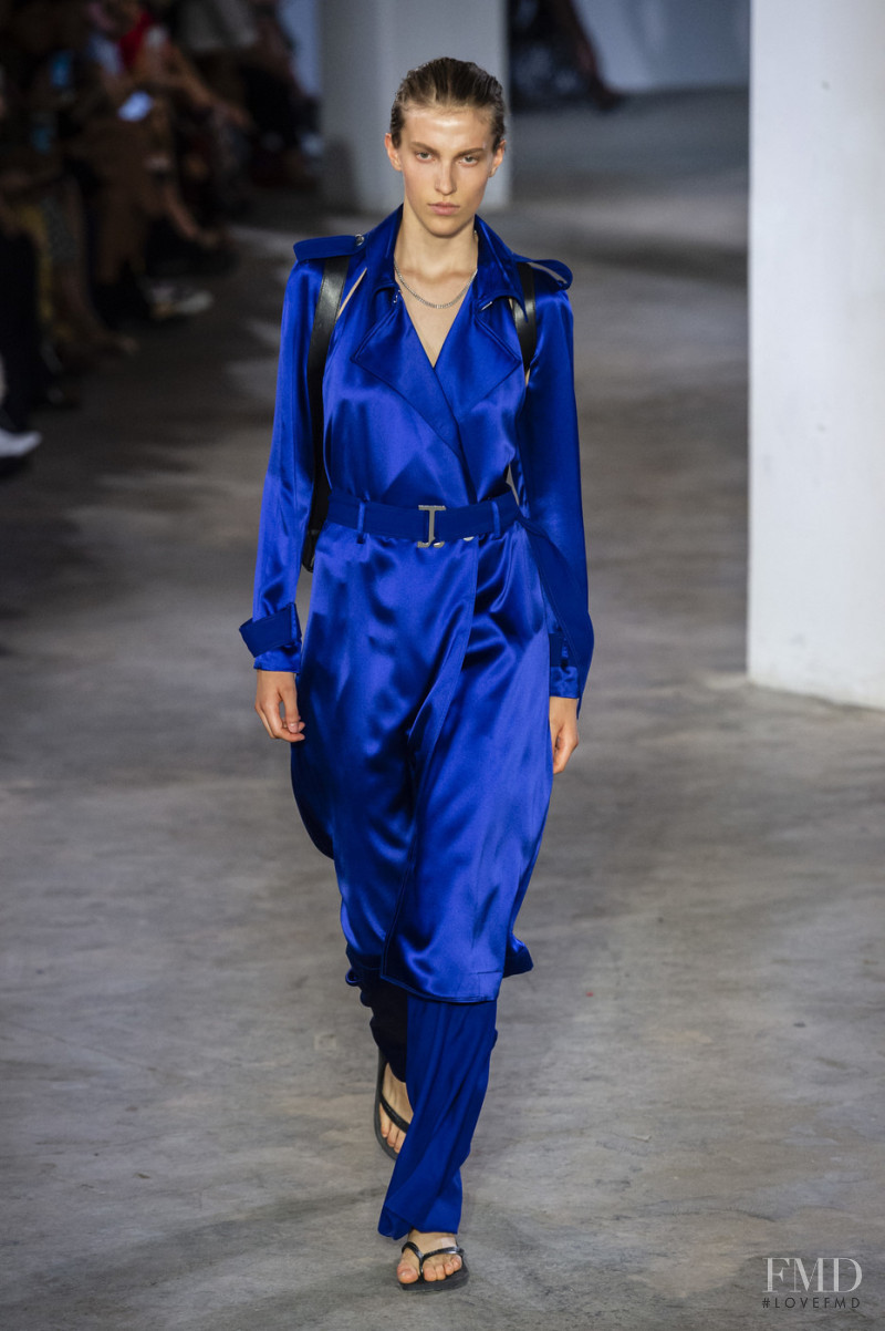 Silke Van Daal featured in  the Dion Lee fashion show for Spring/Summer 2019