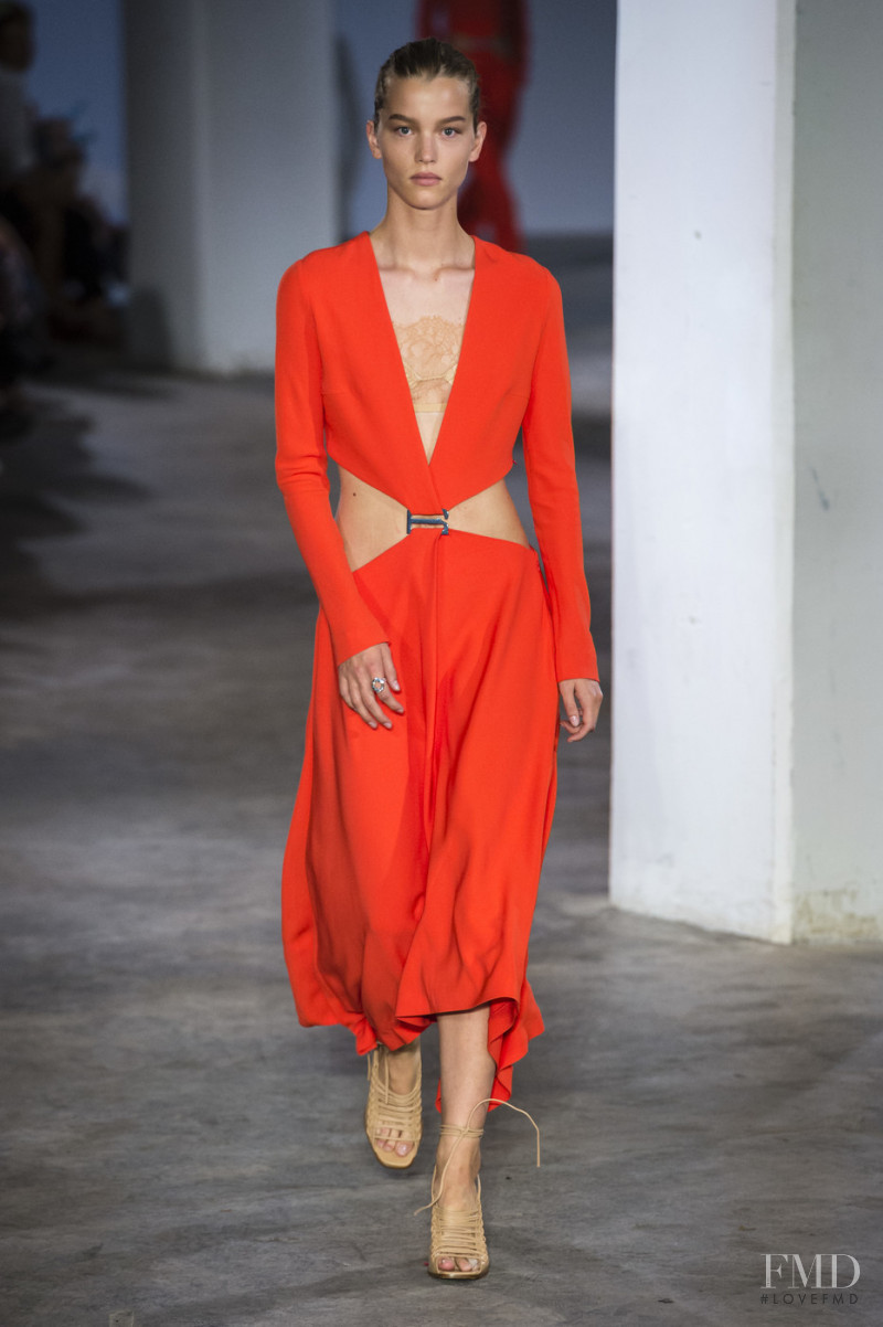 Laurijn Bijnen featured in  the Dion Lee fashion show for Spring/Summer 2019
