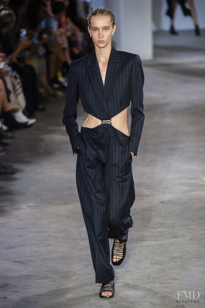 Kateryna Zub featured in  the Dion Lee fashion show for Spring/Summer 2019