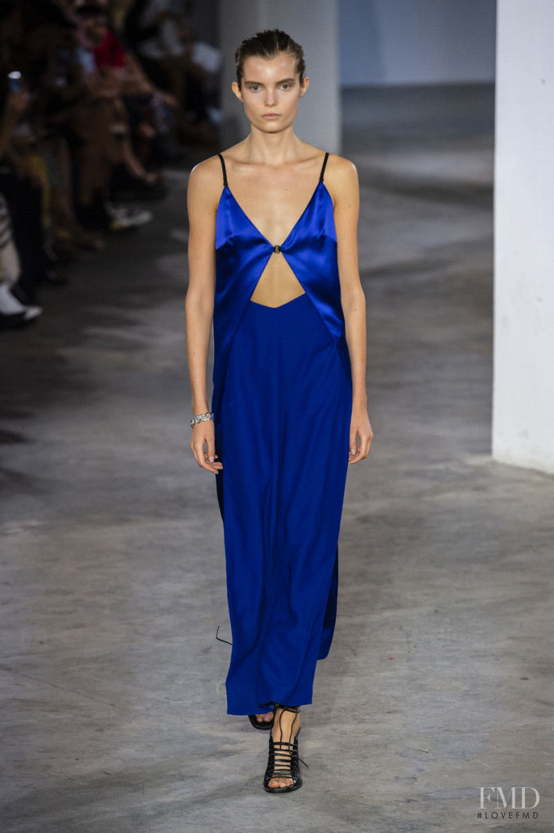 Michelle van Bijnen featured in  the Dion Lee fashion show for Spring/Summer 2019