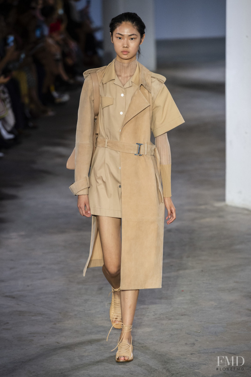 Sijia Kang featured in  the Dion Lee fashion show for Spring/Summer 2019