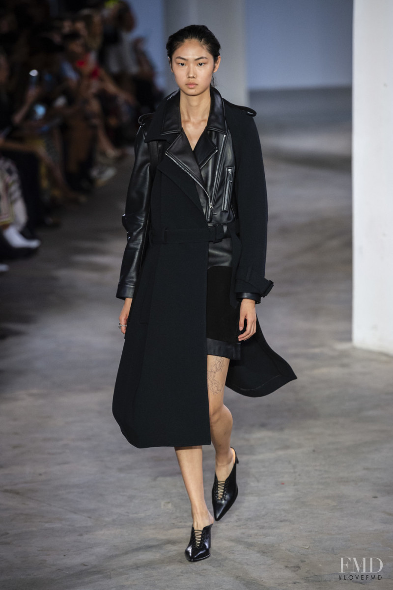 Sijia Kang featured in  the Dion Lee fashion show for Spring/Summer 2019