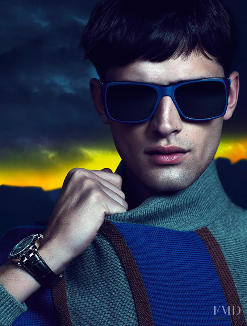 Sean OPry featured in  the Versace advertisement for Autumn/Winter 2011