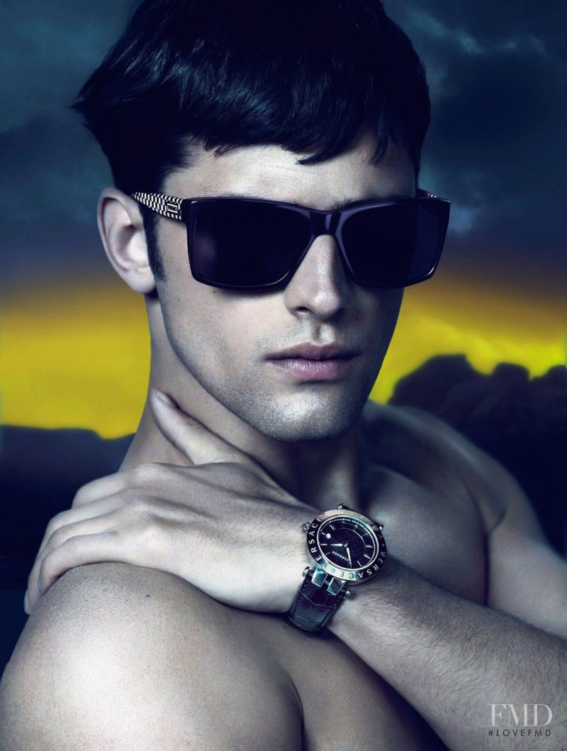 Sean OPry featured in  the Versace advertisement for Autumn/Winter 2011