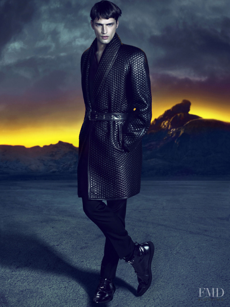 Sean OPry featured in  the Versace advertisement for Autumn/Winter 2011