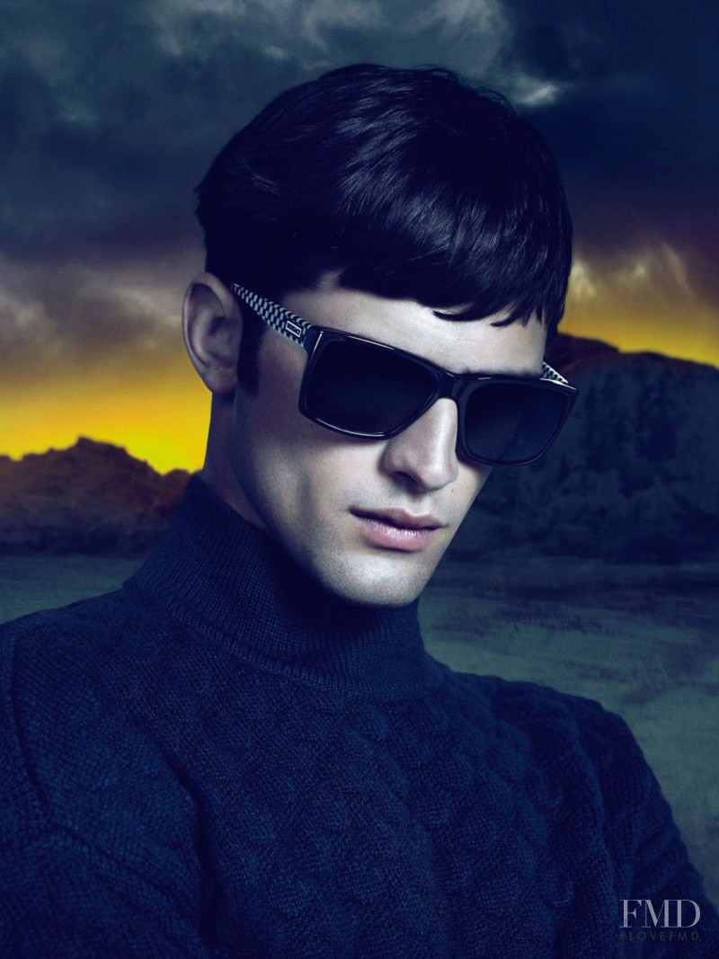 Sean OPry featured in  the Versace advertisement for Autumn/Winter 2011