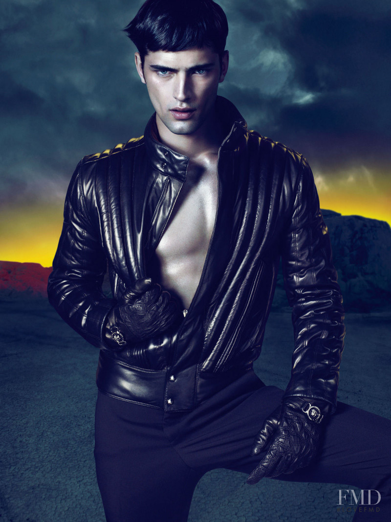 Sean OPry featured in  the Versace advertisement for Autumn/Winter 2011