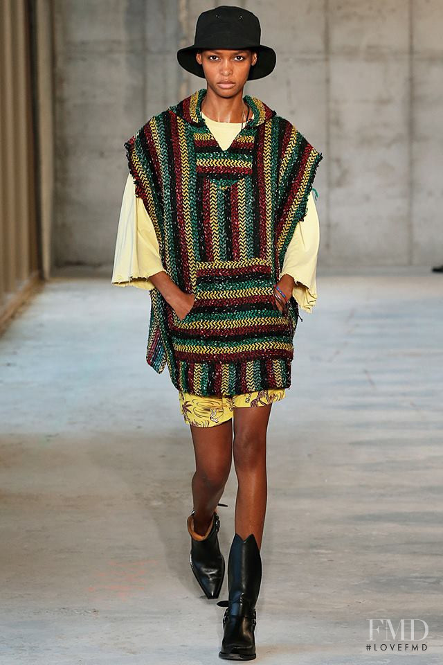 Blesnya Minher featured in  the R13 fashion show for Spring/Summer 2019