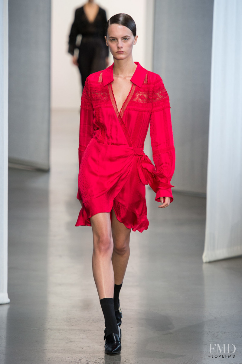 Lea Holzfuss featured in  the Self Portrait fashion show for Spring/Summer 2019