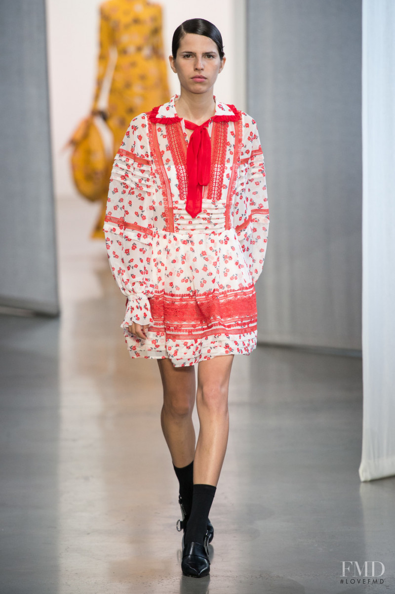 Hayett McCarthy featured in  the Self Portrait fashion show for Spring/Summer 2019