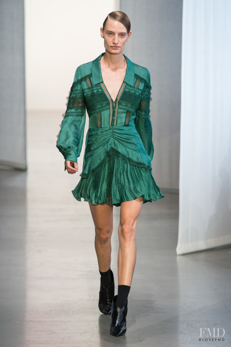 Veronika Kunz featured in  the Self Portrait fashion show for Spring/Summer 2019