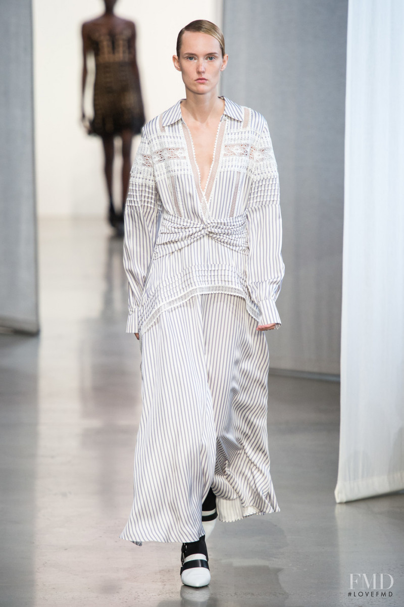 Harleth Kuusik featured in  the Self Portrait fashion show for Spring/Summer 2019