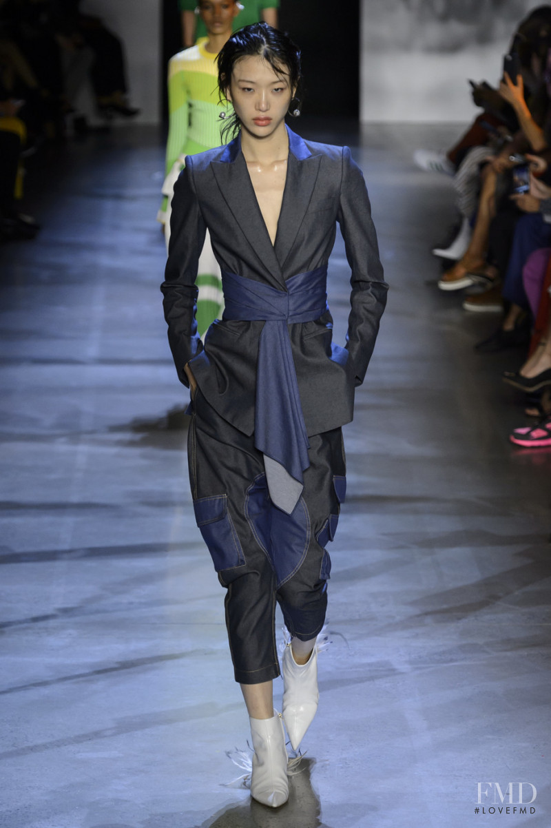 So Ra Choi featured in  the Prabal Gurung fashion show for Spring/Summer 2019