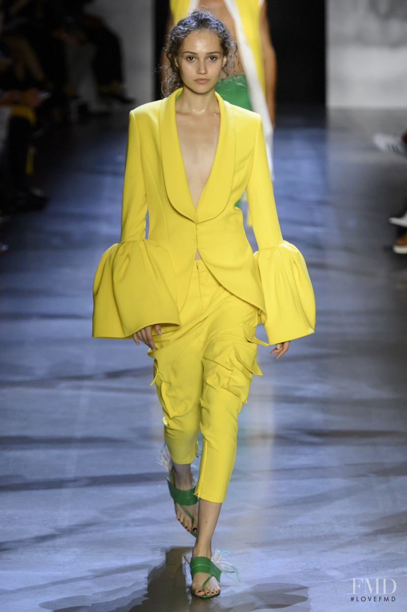 Michelle Gutknecht featured in  the Prabal Gurung fashion show for Spring/Summer 2019